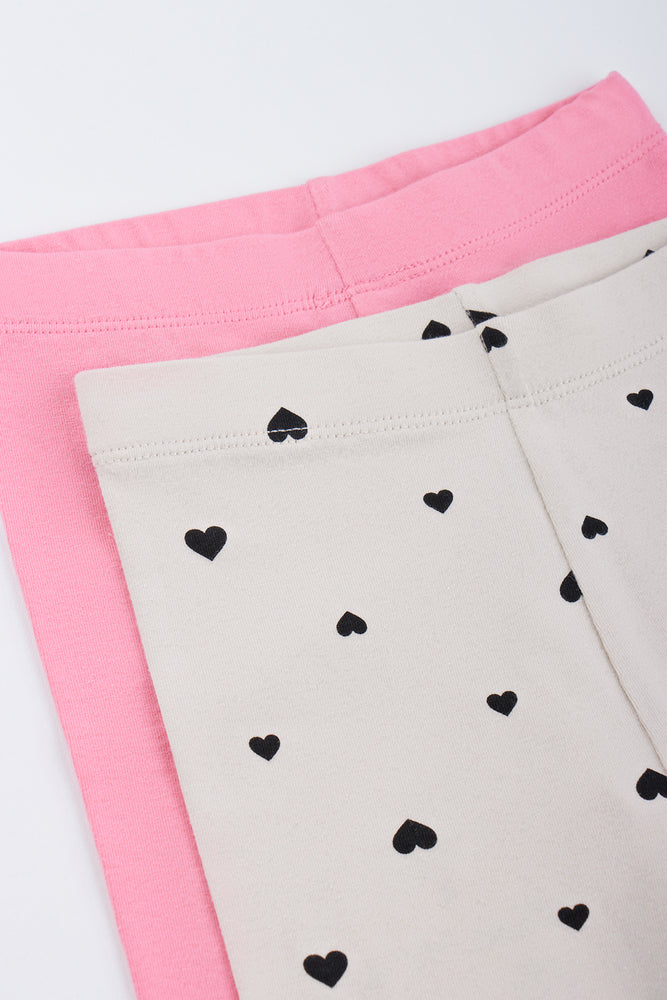 2 Pack Print Cropped Leggings (1)