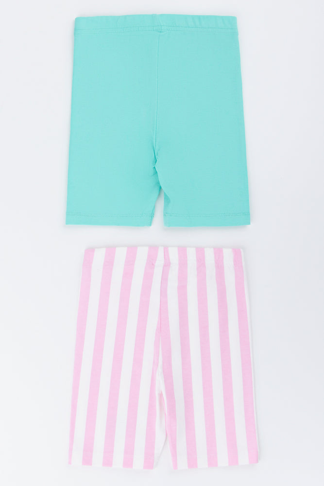 2 Pack Bluey Graphic Cycle Shorts (2)