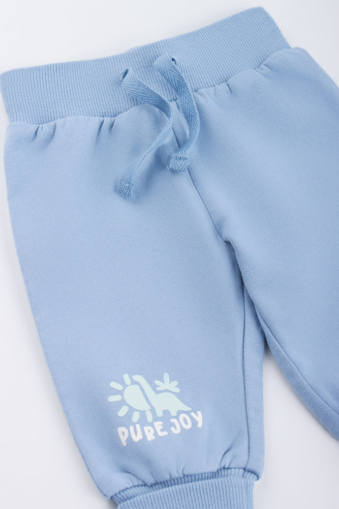 Baby Pure Joy Blue Trackpants (1)