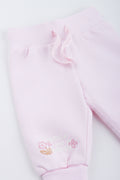 Pink Smile Graphic Baby Trackpants (1)