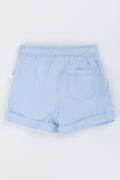 Baby Boys Woven Blue Shorts (2)