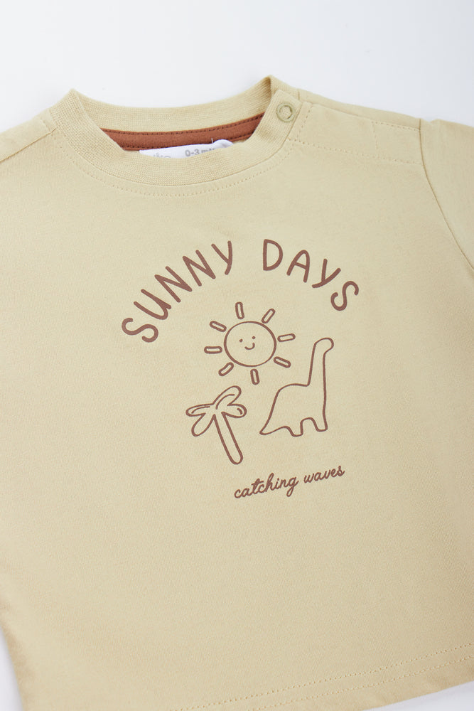 Stone Sunny Days Baby T-Shirt (1)