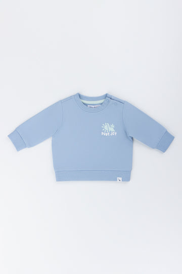 Blue Pure Joy Baby Sweatshirt