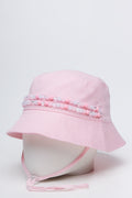 Light Pink Beaded Bucket Hat (1)