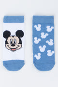 Mickey Mouse Blue Baby Socks