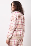 Pink Check Soft Sherpa Pyjamas (2)