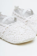 Natural Crochet Baby Crib Pumps (2)