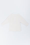 Cream Ribbed Baby Cardigan (2)