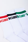 Assorted Stripe Crew Socks 3 Pack (1)