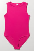 Pink Sleeveless Bodysuit
