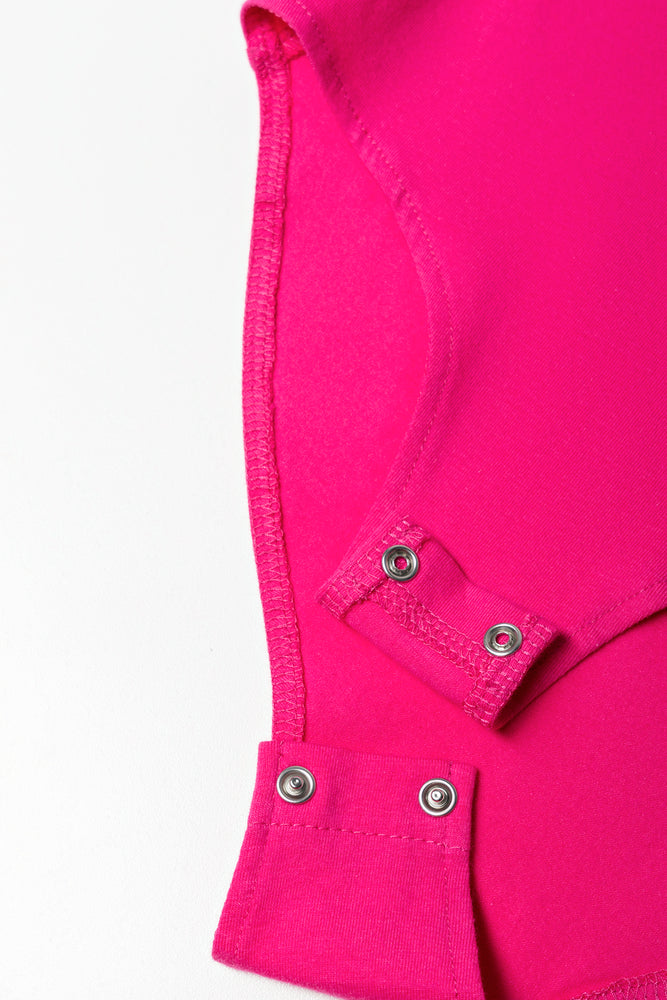 Pink Sleeveless Bodysuit (1)