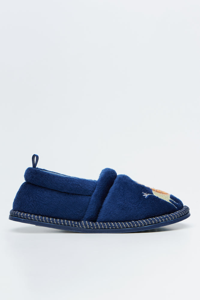 Navy Animal Novelty Slippers (1)