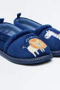 Navy Animal Novelty Slippers (2)