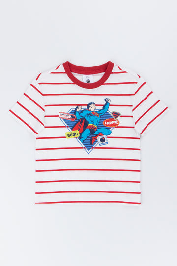 Superman Stripe Graphic T-Shirt