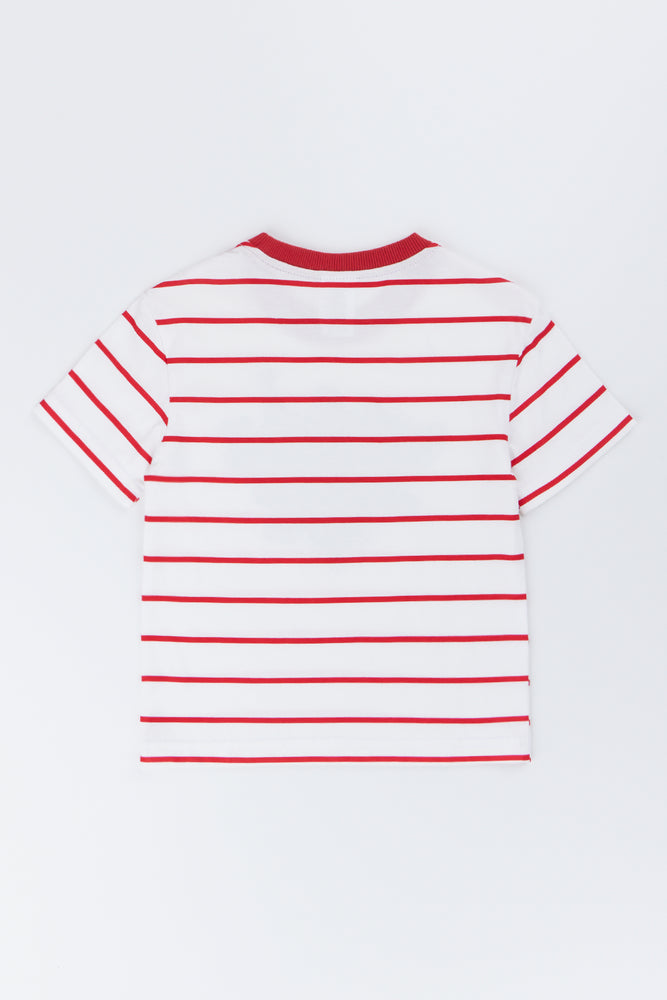 Superman Stripe Graphic T-Shirt (2)