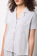 Button Through Knit Shorty Set (3)