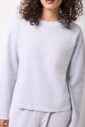 Grey Waffle Drop Shoulder Top (3)