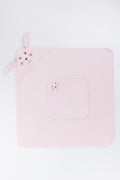 Pink Bunny Hooded Bath Towel (2)