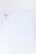 Pink Heart Bunny Hooded Towel (2)