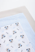 Puppy Print Baby Receiving Blankets (4)