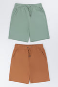 2 Pack Knit Shorts