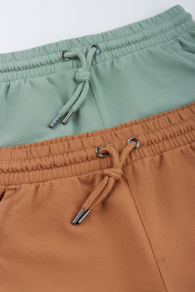 2 Pack Knit Shorts (1)