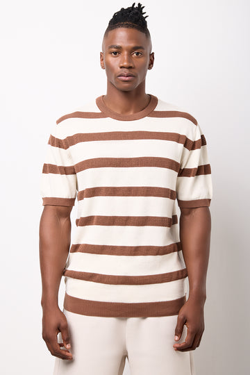 Striped Knit Sweater