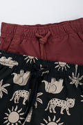 2 Pack Safari Print Shorts (1)