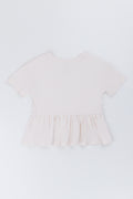 Girls Bow Detail Peplum Top (2)