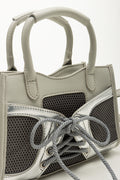 Silver Mesh Crossbody Handbag (3)