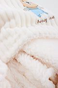 White Ribbed Buddy Bear Blanket (1)