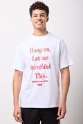 White Oversized Graphic T-Shirt