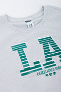 Grey LA Print T-Shirt (1)