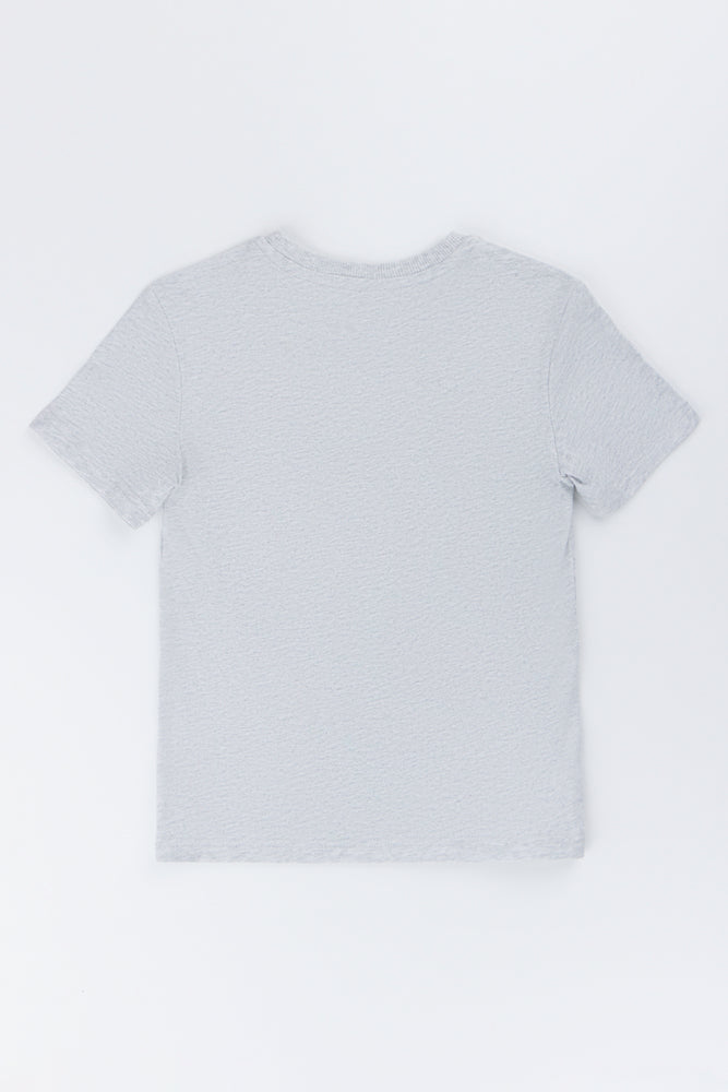 Grey LA Print T-Shirt (2)