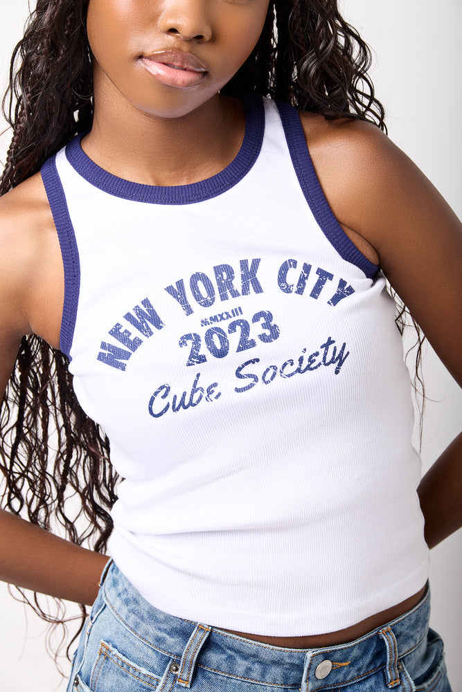 White Graphic Vest (3)