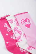 Barbie Logo Print Sock 3-Pack (1)