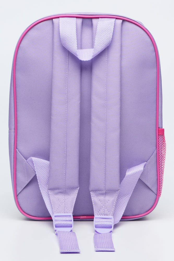 Stitch Print Lilac Small Backpack (4)