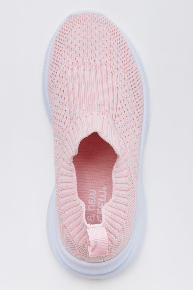 Slip On Trainers Pink (4)