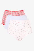 3 Pack Floral Cotton Briefs (1)
