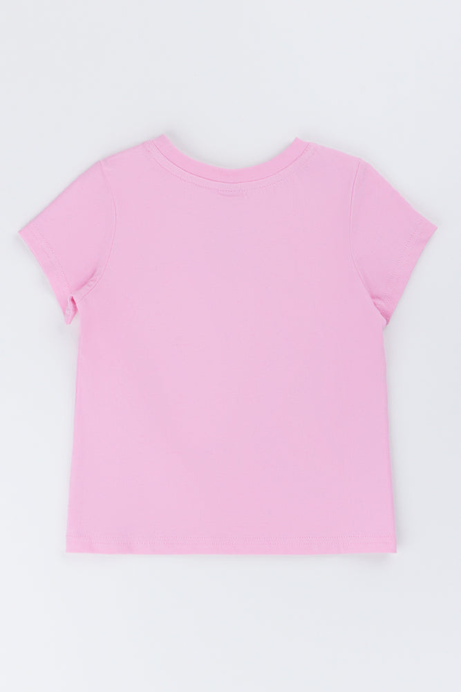 Girls Pink Be Kind T-Shirt (2)