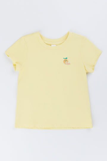 Yellow Citrus Graphic T-Shirt