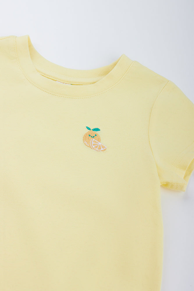 Yellow Citrus Graphic T-Shirt (1)