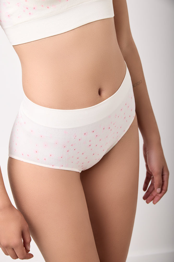 3 Pack Cream Pointelle Briefs (4)