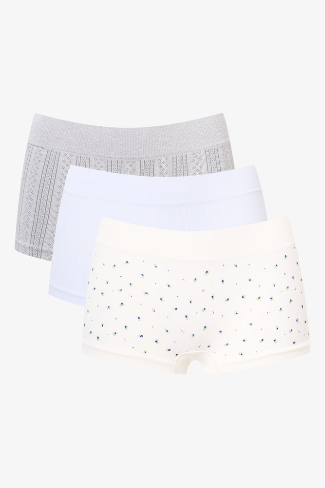 3 Pack Seamfree Pointelle Boylegs (1)
