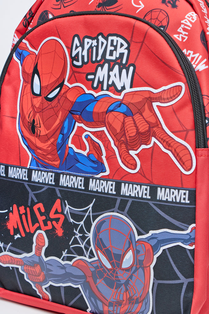 Spider-Man Red Double Zip Backpack (3)