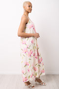 Floral Printed Maxi A-Line Dress (1)