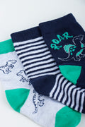 3 Pack Navy Socks (1)