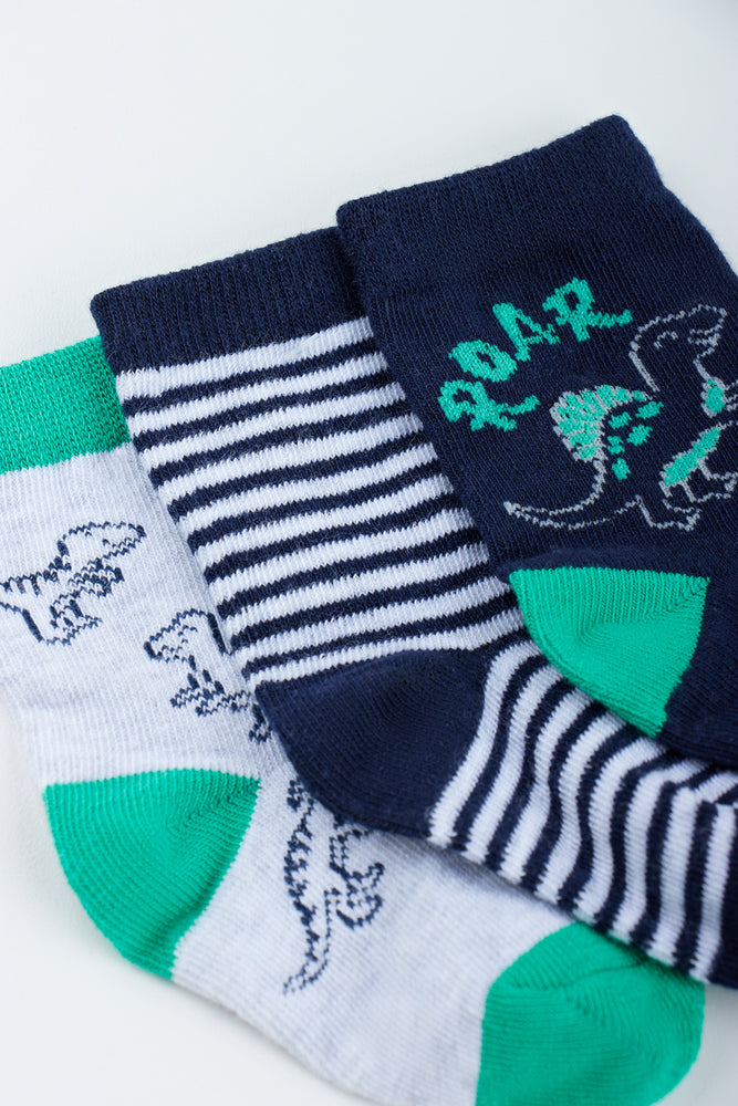 3 Pack Navy Socks (1)