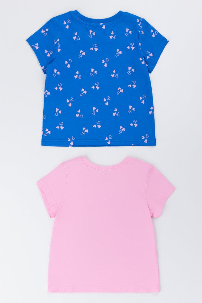 2 Pack Unicorn Heart T-Shirts (2)