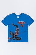 Blue Miles Morales Graphic T-Shirt